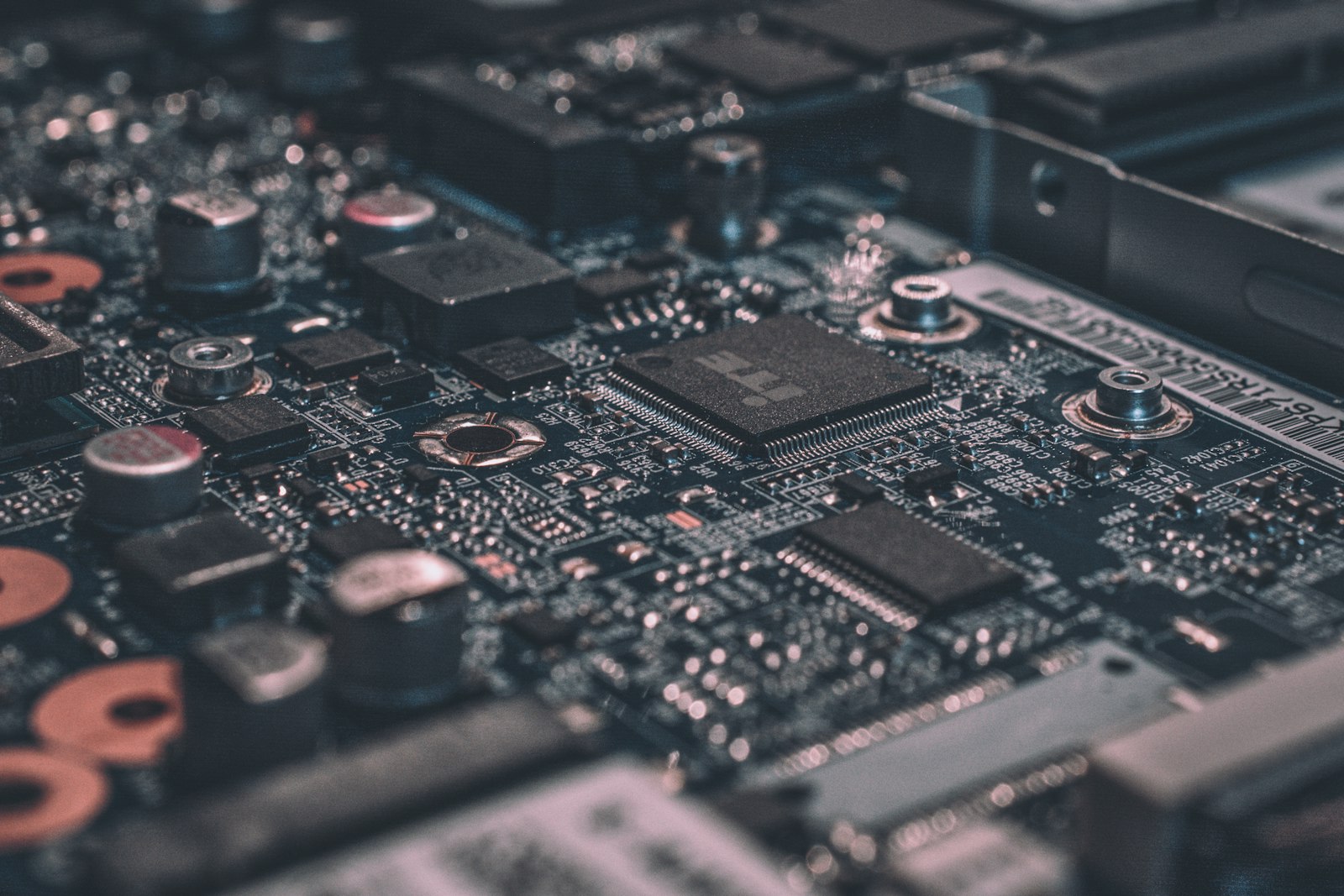 Circuit board representing software and automation systems